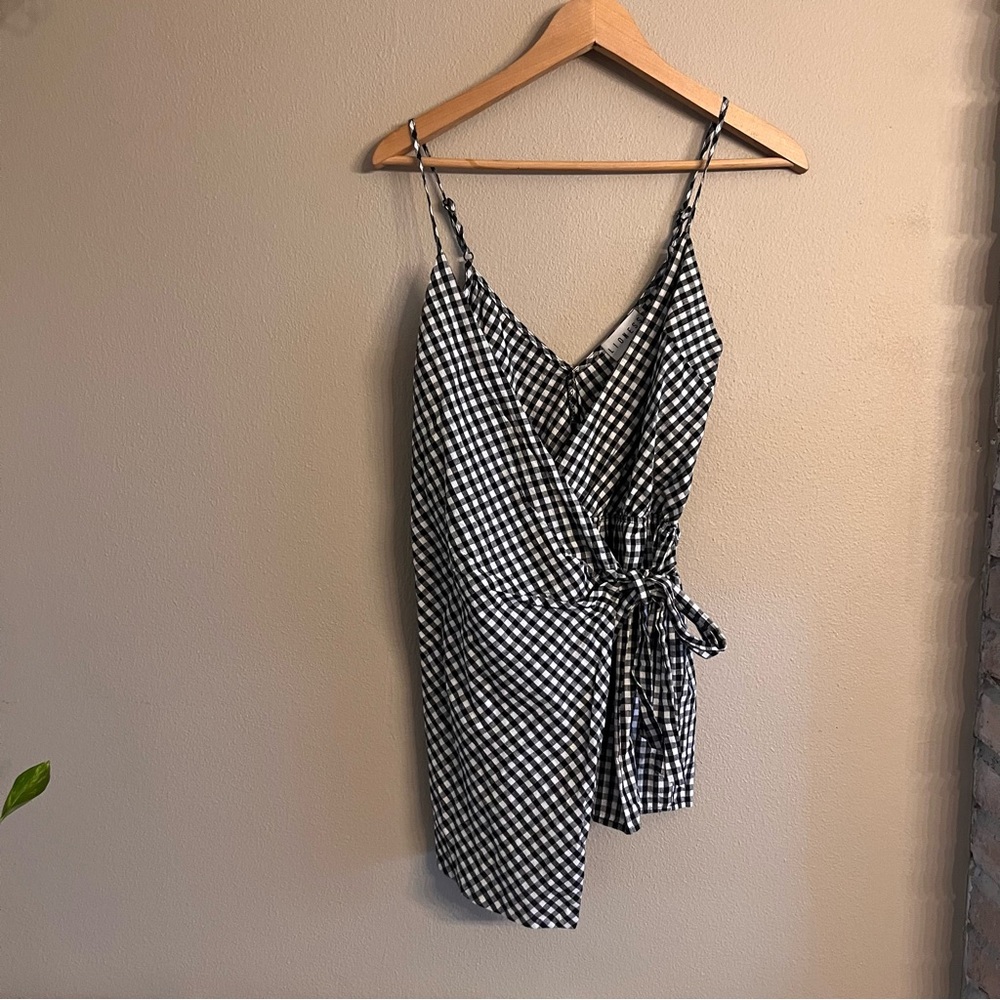 LIONESS Rouje Gingham Romper - Picture 2 of 7